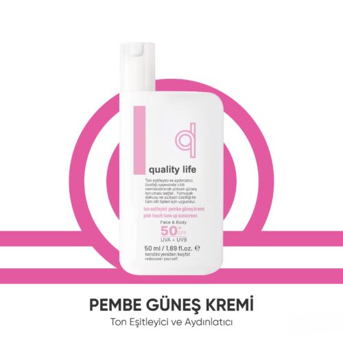 Quality Life Pembe Renkli Güneş Kremi